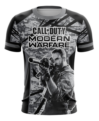 Playera Sublimada Talla Extra Call Of Duty Modern Warfare