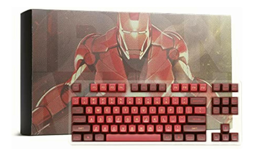 Drop + Marvel Iron Man Custom Mt3 Keycap Set, Abs Hi-profile