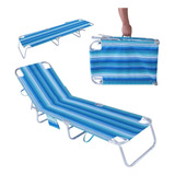 Cadeira Espreguiçadeira Comfort Bel Para Piscina Praia Azul