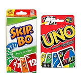 Juego De Cartas Skip Bo Incluido Con El Juego De Cartas Uno