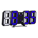 3d Led Digital Reloj Brillante Noche Electrónica Reloj De Pa