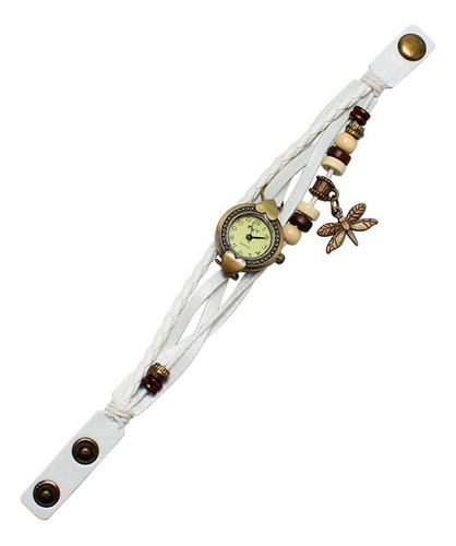 Um Relógio A1168 Antigo Libélula Mulher Pulseira Anel De Mão