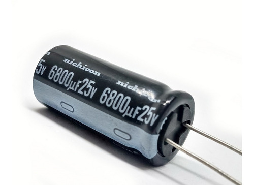 6800uf 25v 105° 16x36mm Nichicon Cap. Electrolíti Pack X 10