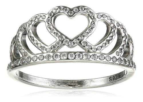 Pandora Anillo Tiara De Corazones