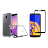 Capinha Capa Anti Queda Para Galaxy J6 Plus + Pelicula 3d