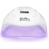 Cabina Uñas Profesional 54w 36leds Luz Uv Temporizador Sun X