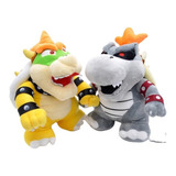 2pcs Super Mario Bowser Koopa Muñeco Peluche Niños Juguete