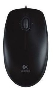 Mouse Logitech M100 Alambrico Usb Negro (910-001601)