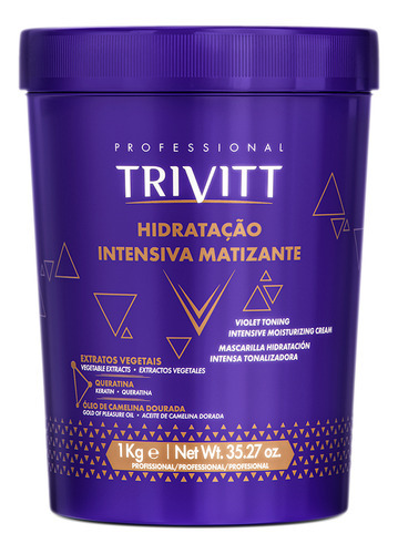 Creme De Hidratação Intensiva Trivitt E Trivitt Matizante