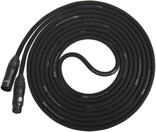 Cable De Microfono Xlr M/f De 3 Pines | Negro / 3m | Lyxpro