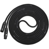 Cable De Microfono Xlr M/f De 3 Pines | Negro / 3m | Lyxpro
