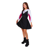 Disfraz Spider Gwen Vestido, Para Mujer Dama Superhéroe Adulto Niña Cosplay Stacy Fiesta Halloween Verse Regalo Traje Man Girl Venom Araña Mono Chicas