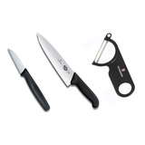 Cuchillo Victorinox Chef 20cm+pelapas+mondador Envio Gratis