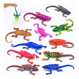 Chuburd 10pcs Lizard Animal Figurines,color Changing Chamele