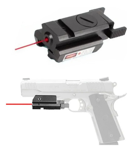 Mira Táctica Laser De 11mm Compacto Policías Militar Airsoft