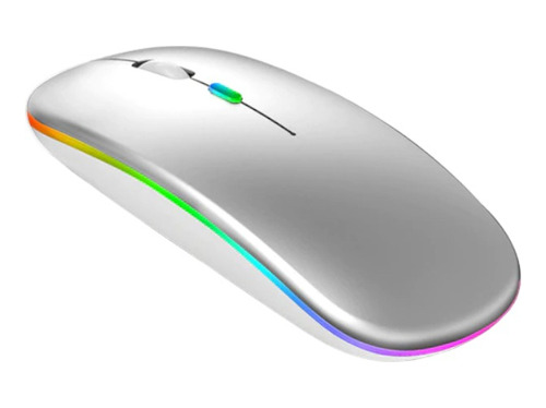Mouse Ratón  Recargable Inalámbrico Y Bluetooth 5.2+2.4g Rgb