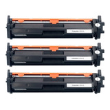 3 Toner Compatível Para Hp Cf217a Cf217 217a 17a M102w M130a