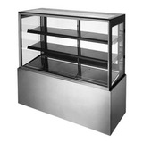 Vitrina Exhibidora Migsa Gn-900r2 Cremería Carnicería Cocina Estilo De Vidrio Recto