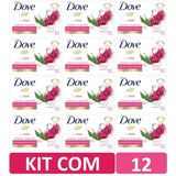 Kit Com 12 Sabonetes Dove Go Fresh Romã E Verbena 90g