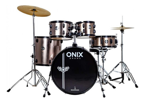 Bateria Nagano Onix Smart Bumbo22, Tom12, 10, Cx14, Surdo16