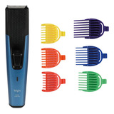 Cortador De Cabelo E Aparador De Barba S/fio Elgin 6 Pentes Cor Preto/azul 110v/220v