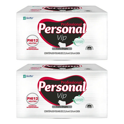 Kit Papel Higiênico Personal Cai-Cai Folha Dupla com 2 Pacotes | MercadoLivre
