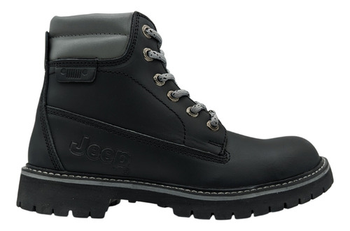 Botas Trabajo Mujer Negras Casquillo Piel Jeep 10750