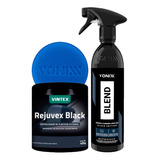 Blend Black Spray Vonixx + Rejuvex Black + Aplicador Vonixx