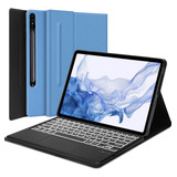 Funda Con Teclado Samsung / Para Galaxy Tab 12.4 / Blue.