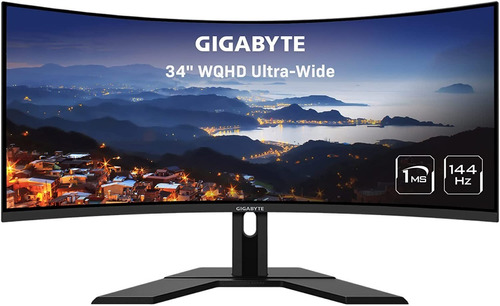 Gigabyte G34wqc A Monitor Gamer Curvo Qhd 144hz Hdr400 34''