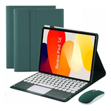 Capa Com Teclado+mouse+caneta Para Xiaomi Redmi Pad Se 11''