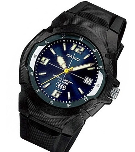 Reloj Casio Mw-600f-2av Analogico Fecha Sumergible 100m Loc