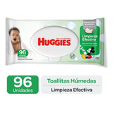 Toallitas Húmedas Huggies Limpieza Efectiva (4pq X 96 Un)