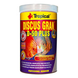 Ração Tropical Discus Gran D-50 Plus 440g Aumenta Coloração Dos Discus Vermelhos Contem Astaxantina