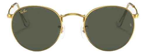 Gafas De Sol Ray Ban Round Metal Hombre Originales Color Dorado Color Del Armazón Dorado