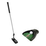 Ayuda Para El Entrenamiento De Putt De Golf: Putter Y Negro