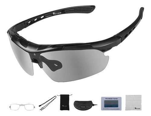 L Gafas De Ciclismo Fotocromáticas Para Hombre Para Correr,