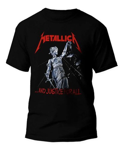 Playera Metallica. And Justice For All! | Meses sin interés