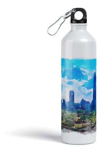 Botella Metalica Personalizada Santiago B56v4