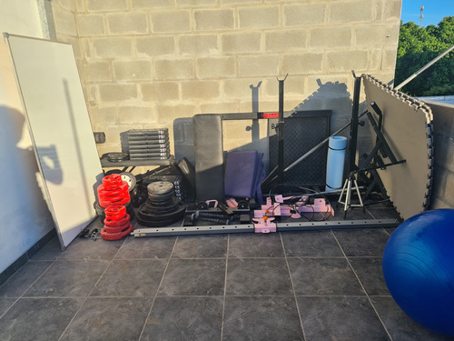 Set De Gimnasio Completo. Kit De Máquinas Y Funcional.