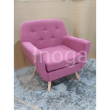 Sillon Sofa Retro Vintage Un Cuerpo 90 Cm