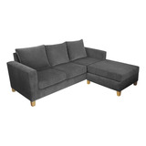 Sillon Sofa Esquinero Reversible 2m X 1.50m Pana Antimanchas