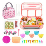 Fiambrera Para Niños Bento Lunch Box Adultos Caja Kit Lonche