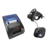 Combo Pos Impresora Termica 58mm Lector Con Base