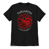 Camiseta Targaryen Game Of Thrones Camisa Fire And Blood