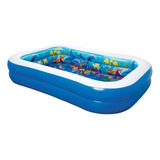 Piscina Inflable Rectangular Bestway 54177 3d Aventura Mar