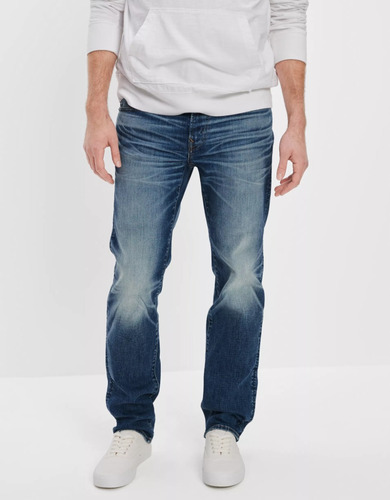 Jeans American Eagle Hombre Airflex+ Super Skinny Azul