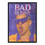 Cuadro Enmarcado - Póster Bad Bunny 