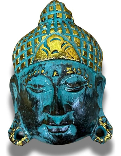 Mascara Decorativa Madeira Bali Buda Buddha Importada Hindu