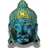 Mascara Decorativa Madeira Bali Buda Buddha Importada Hindu